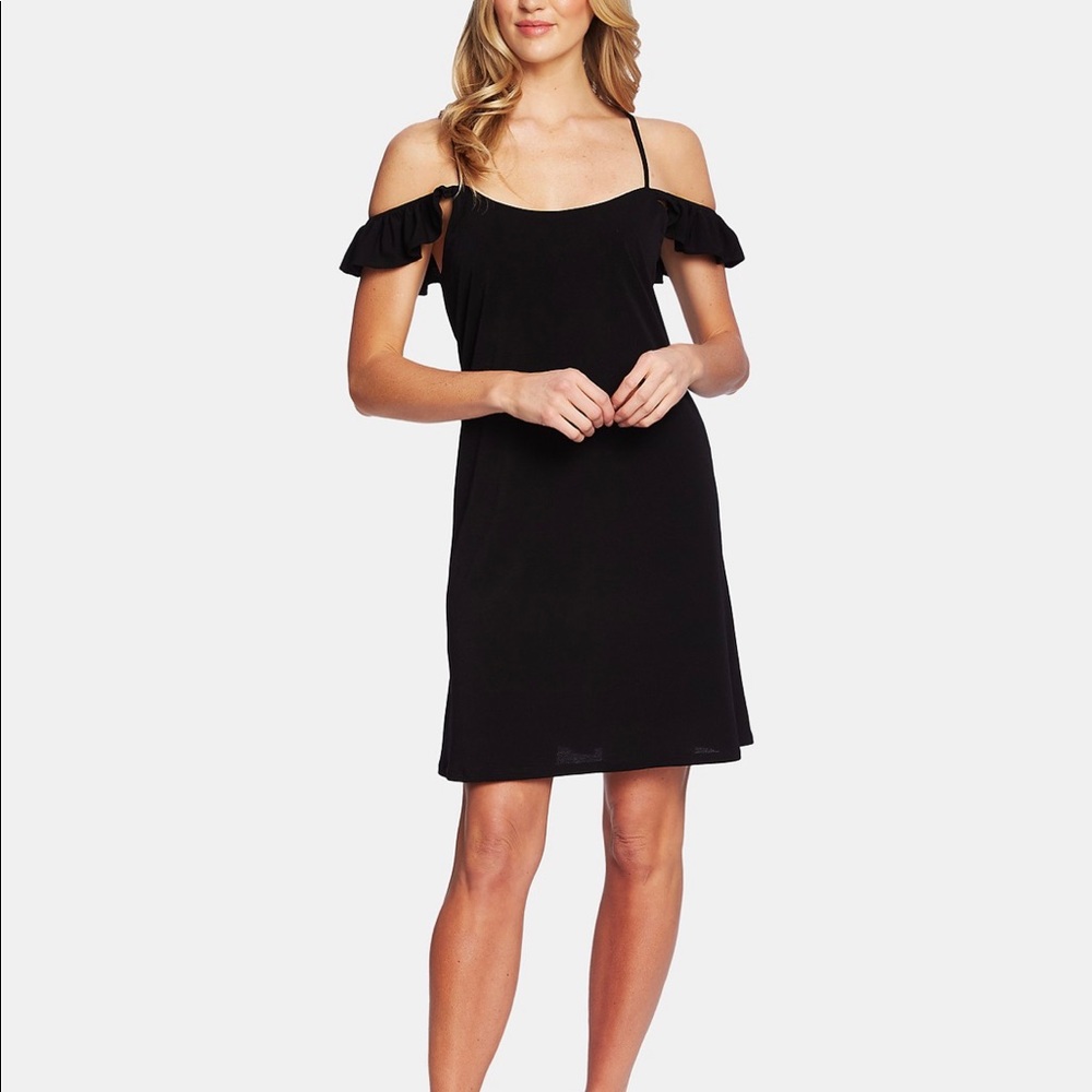 CeCe Cold-Shoulder Mini Dress